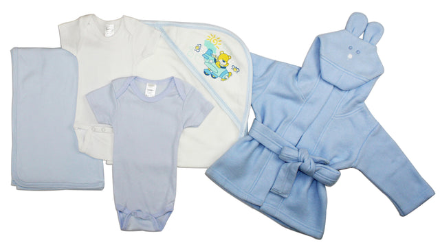 Boys 7 Pc Layette Baby Clothes Set