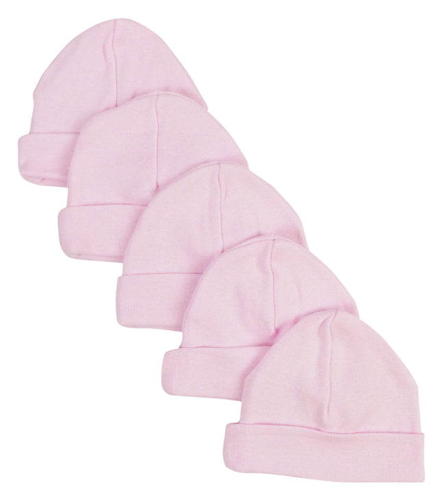 Pink Baby Cap (Pack of 5)