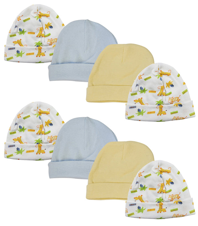 Baby Boy Infant Caps (Pack of 8)