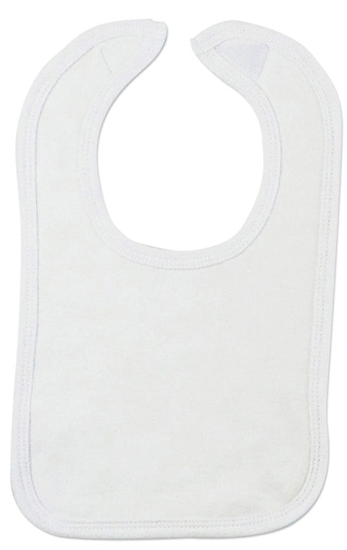 White Interlock Bib