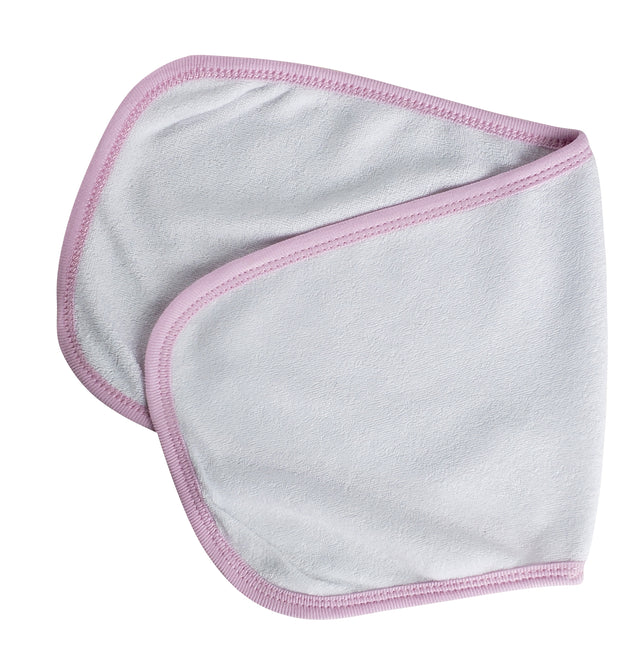 Terry Burpcloth with Pink Trim