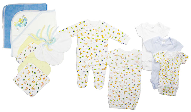 Newborn Baby Boys 14 Pc Layette Baby Shower Gift Set